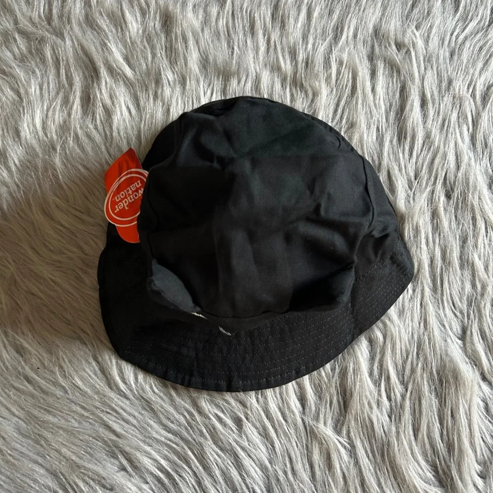 Wonder Nation Cat Bucket Hat‎ Black Toddler Girls One Size
